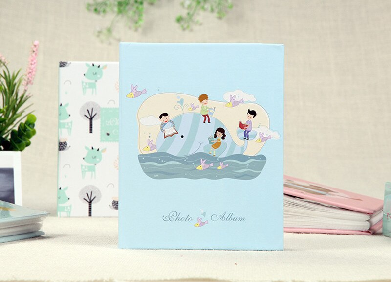 Children's Cartoon Photo Album 4D Large 6 Inch 100 Inset Album Photo 6 Inch Plastic Photo Album Studio: B