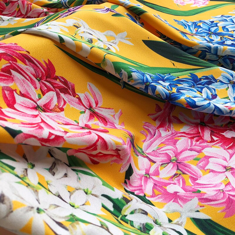 polyester cloth brand with the same pattern fabric skirt shirt pants clothing cloth advanced digital printing