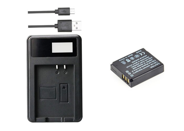 CGA-S005E S005E S005 DMW-BCC12 DB-60 DB-65 BP-DC4 NP70 Battery+Charger for Panasonic Lumix DMC-FX9 FX10 FX50 FX100 FX150: Black