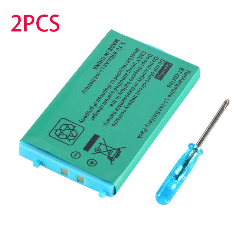 2 Pcs 850 Mah Oplaadbare Lithium-Ion Batterij + Tool Pack Kit Voor Nintendo Gba Sp Voor Nintendo Game boy Advance