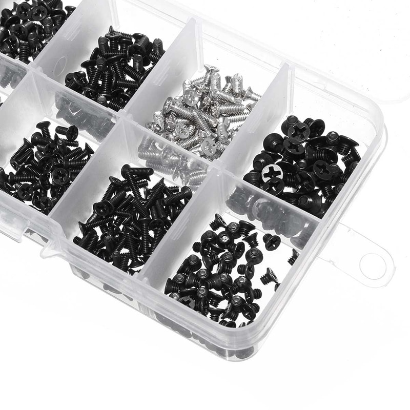 500Pcs Laptop Notebook Computer Schroef Kit Set voor IBM Hp Dell Lenovo Samsung Sony Toshiba Gateway Acer