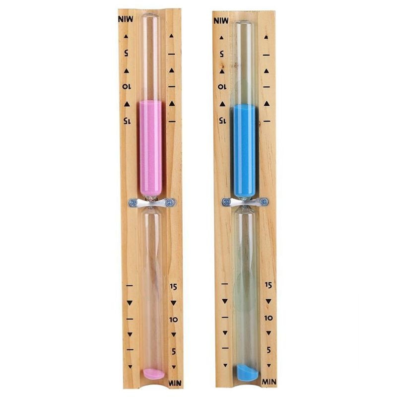 15 Minute Timer Sauna Hourglass Wall Rotating Sand Timer Countdown Clock 15 Minute