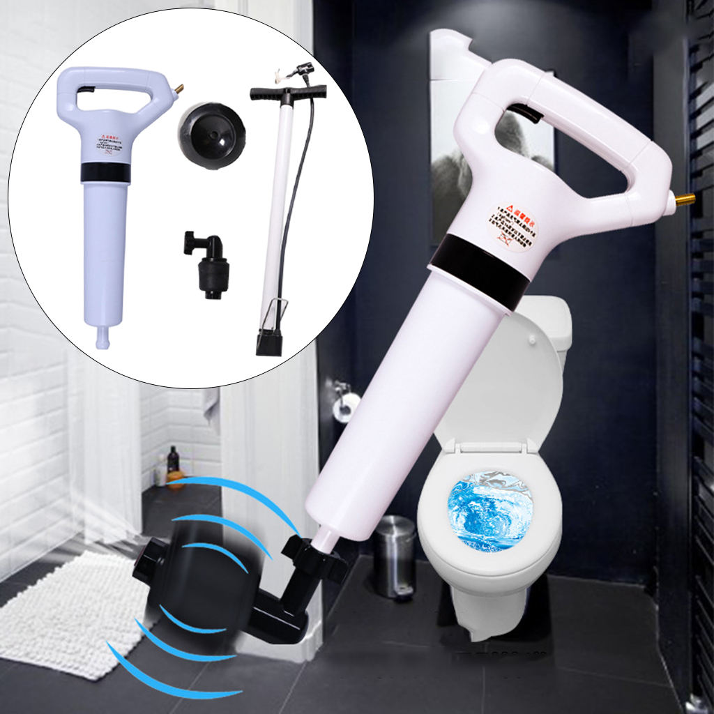Drague de toilettes pneumatique compacte à haute pression, pour la cuisine et la maison