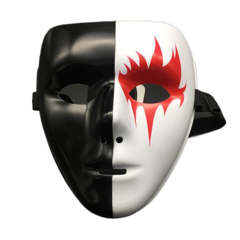 1pcs Full Face Mask Hand-painted Halloween Masquerade Scary Party Supplies Cosplay Costume Accessory Props