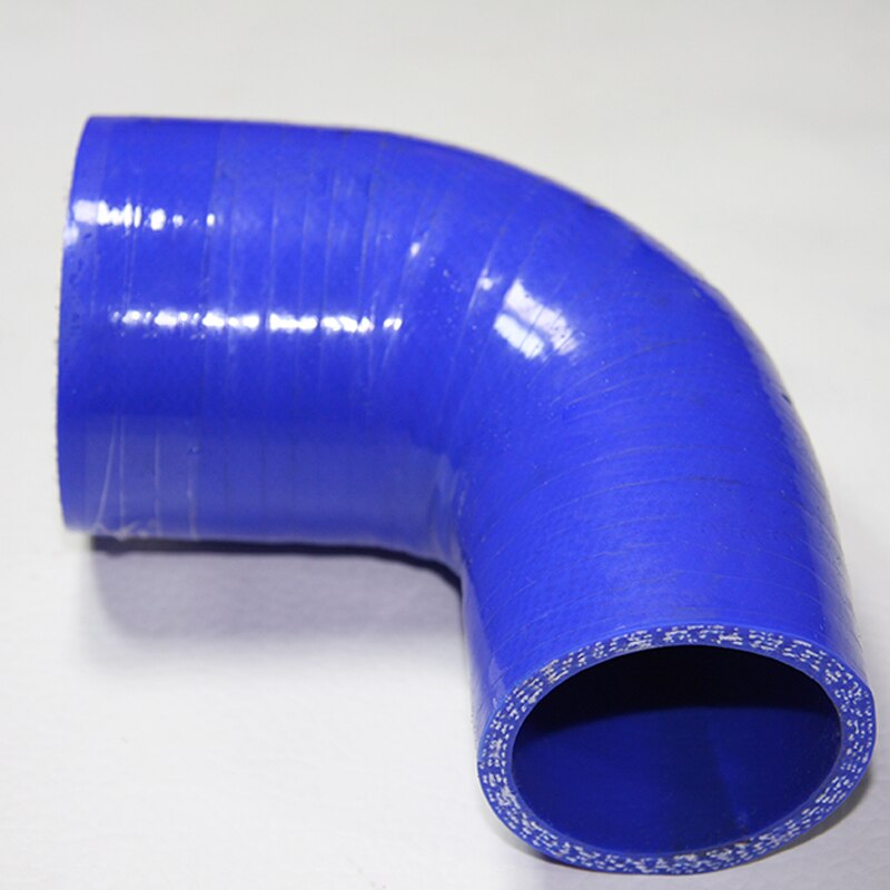 Boost silikoneslangerør 51mm/57mm/60mm/63mm/70mm/76mm silikoneslange 90 graders albue reducere slangerør turboindtag blå