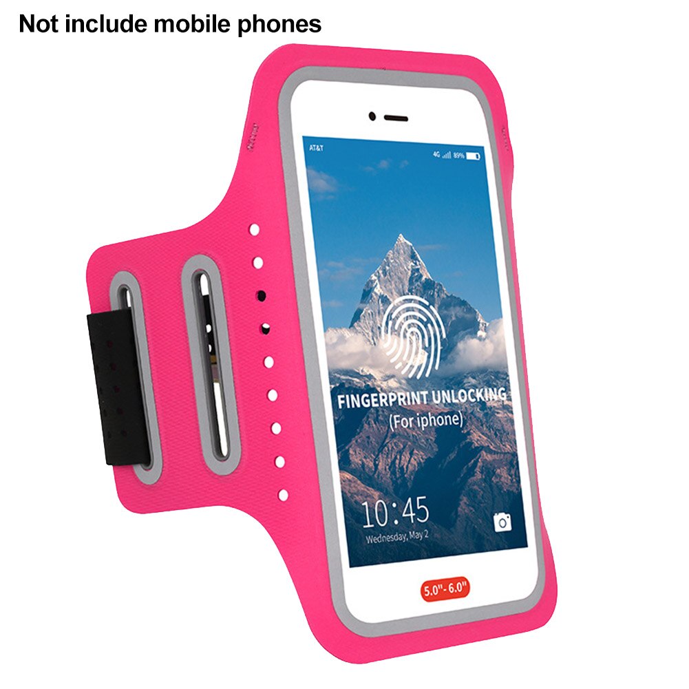 Gym universellt skyddsfodral vattentätt ultratunt telefonarmband jogging lätt löpande pekskärm för iphone 7 plus