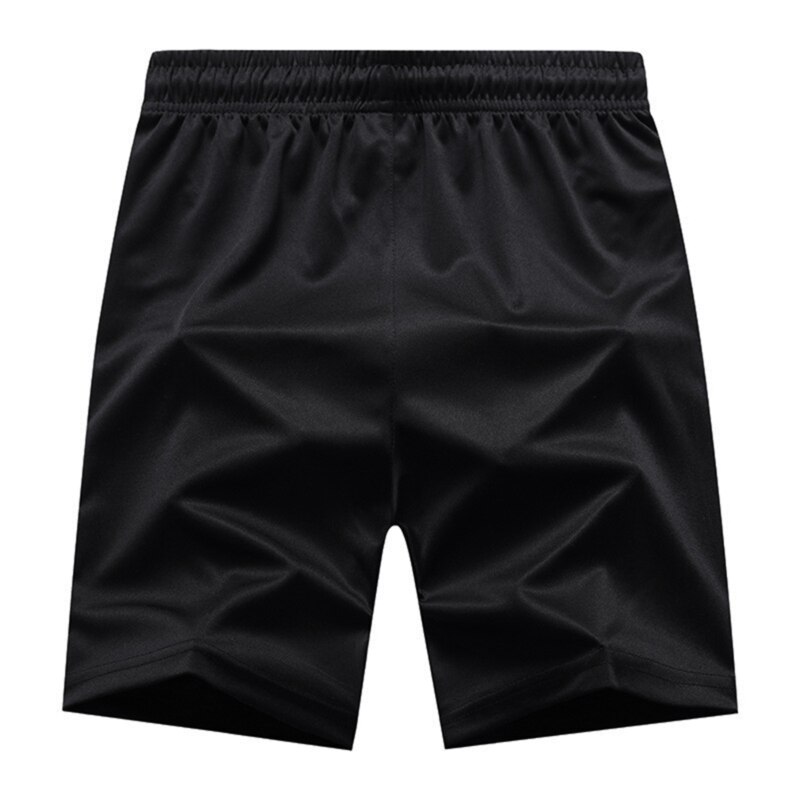 Zomer heren sport hardloopshorts joggen fitness raceshorts voetbal training atletiekshorts atletiekshorts: Zwart / M