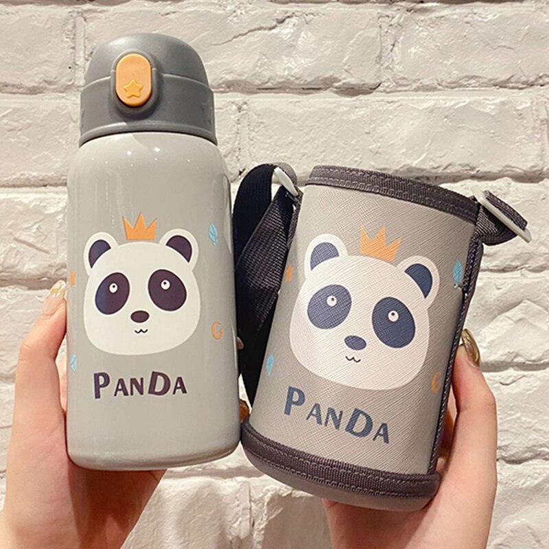 600/400ml enfants dessin animé bouteilles à boire Double couches 316 acier inoxydable Thermos eau enfants isolé tasses Portable maison Sc