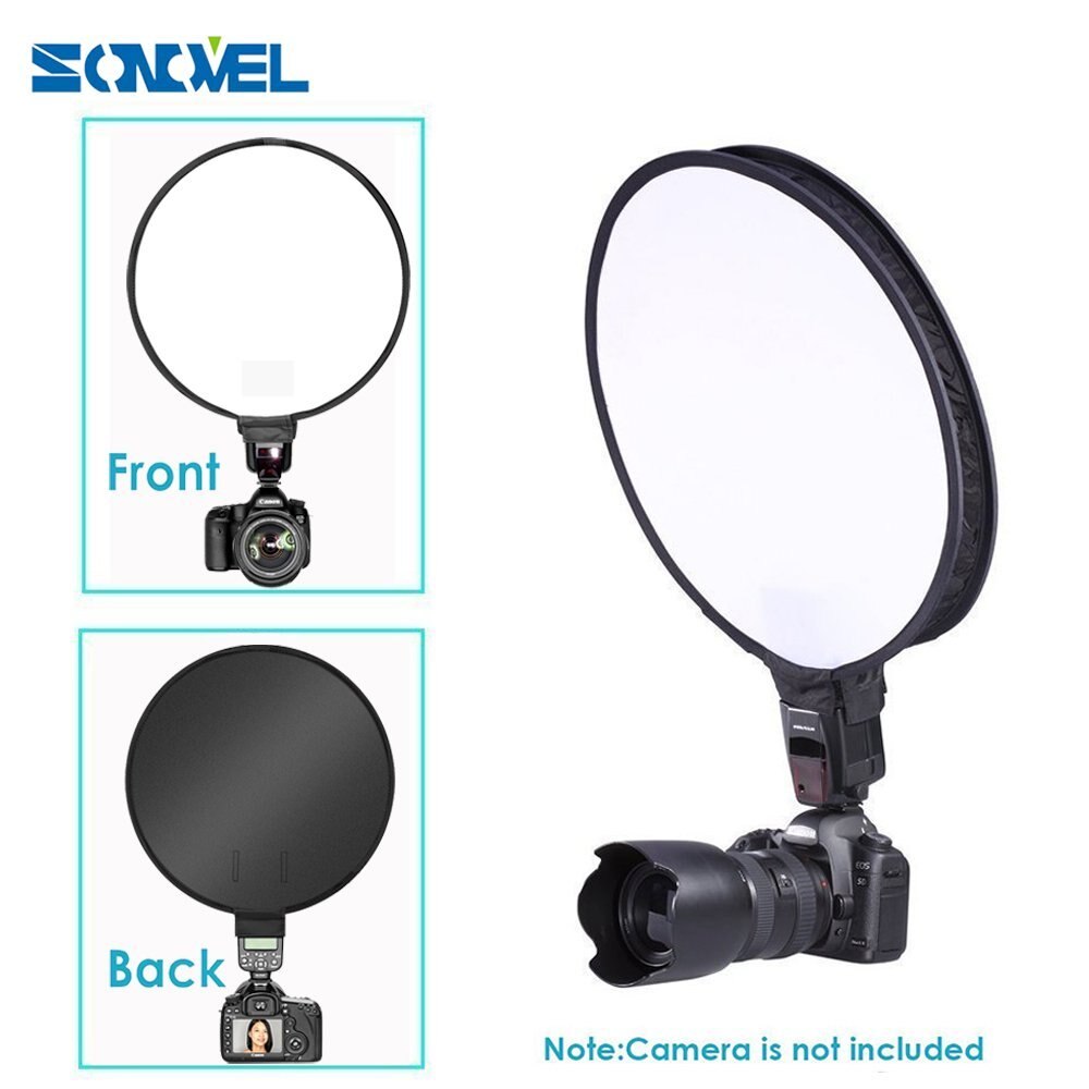 30cm Round White Balance Softbox Diffuser Flash unit for Nikon SB-910 SB-900 SB-800 SB-700 SB-600 SB-28 SB-26