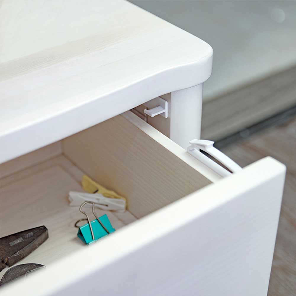 4pcs Invisible Drawer Latch Lock Baby Safey Cabinet Baby Security Children Protection Latches Kids Plastic Lock Cupboard Locker