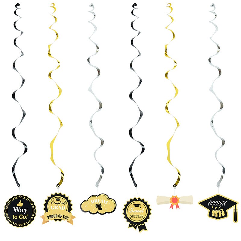 Congrats Grad 2022 Graduation Celebration Party Decorations Congrats Balloon Banner Student Class of 2022 Decor: 6Pcs T01