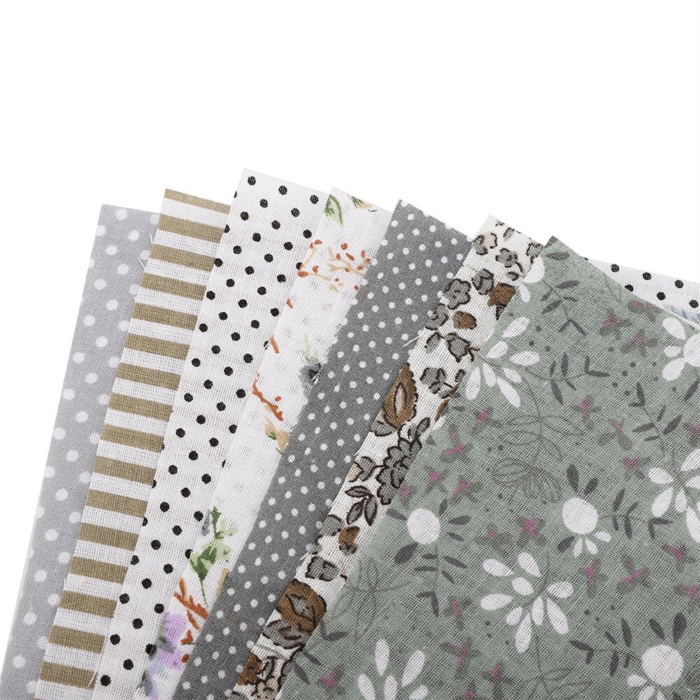 Quilt Fabric Sheets Cotton Craft Fabric Package Precut Quilt Squares For DIY Sewing Scrapbooking Quilt Dot Pattern