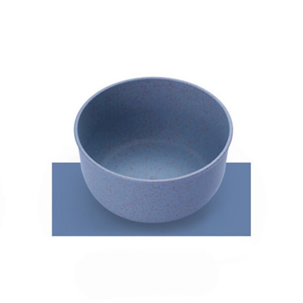 Eco-friendly Wheat Straw Children Rice Noodle Salad Bowl Household Tableware Plate Snacks Dish Eco-friendly Kitchen Tableware: Blue