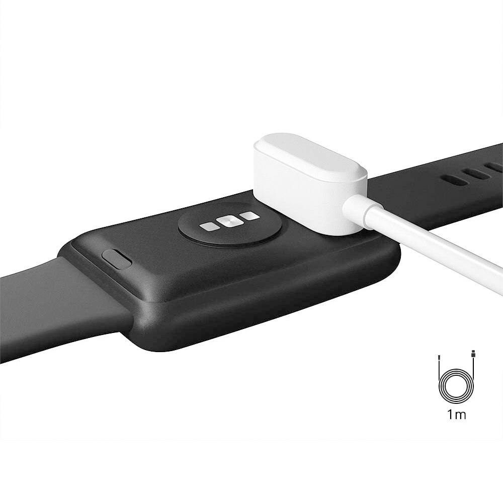 Oplader Voor Huawei Horloge Fit Vervanging Usb Laders Oplaadkabel 100Cm Accessoires Wit