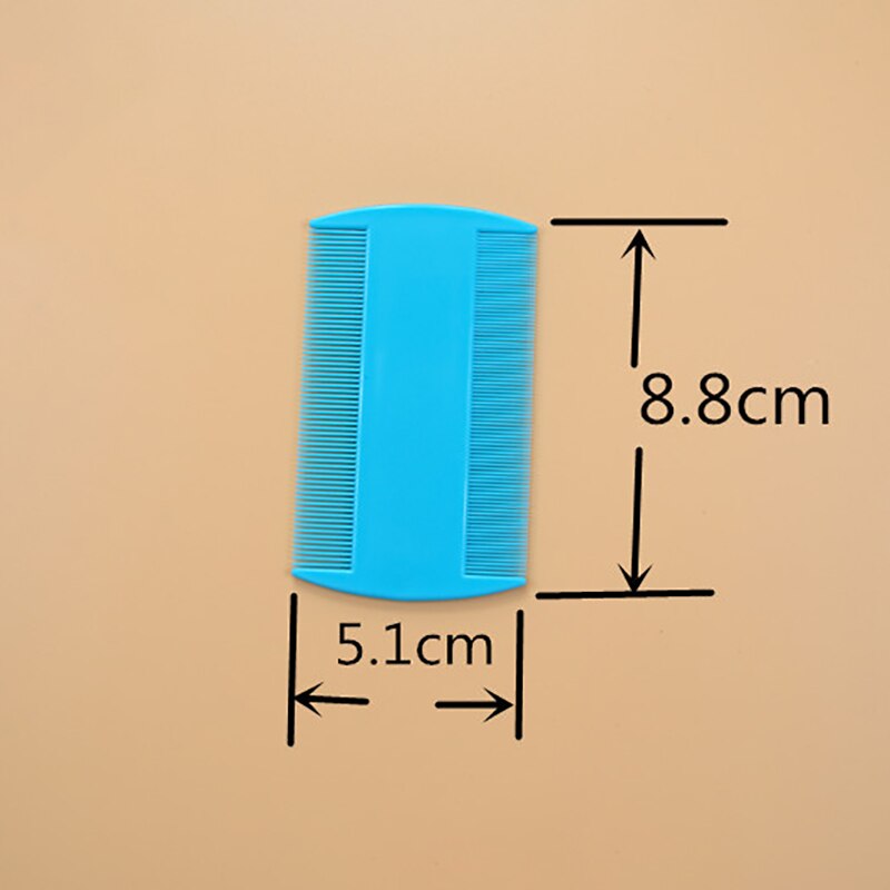 Double Sided Nit Fine Tooth Head Lice Hair Combs for Kids Pet Dog Cat Flea Plastic Hair Combs Brush Pet Hair Cleaning Supplies