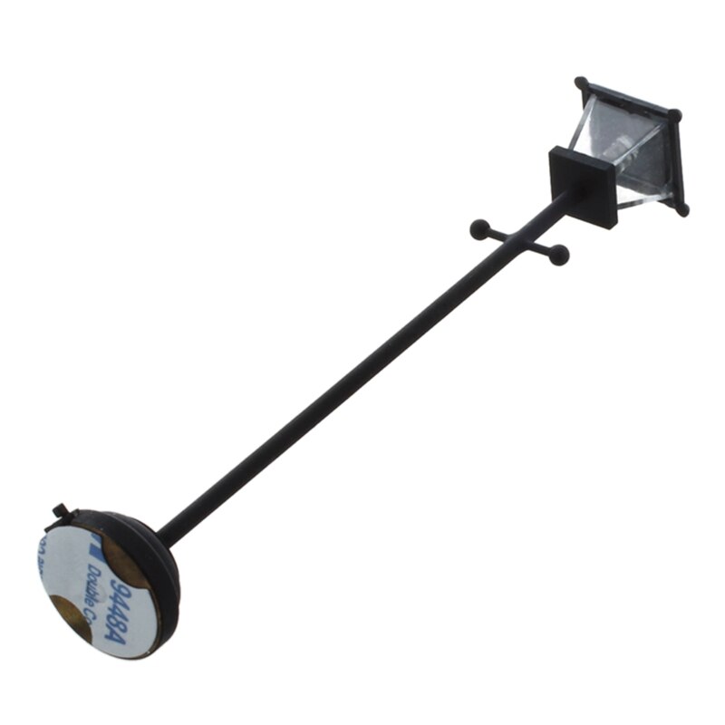 LED Street Light for 1/12 Miniature DollHouse - Black