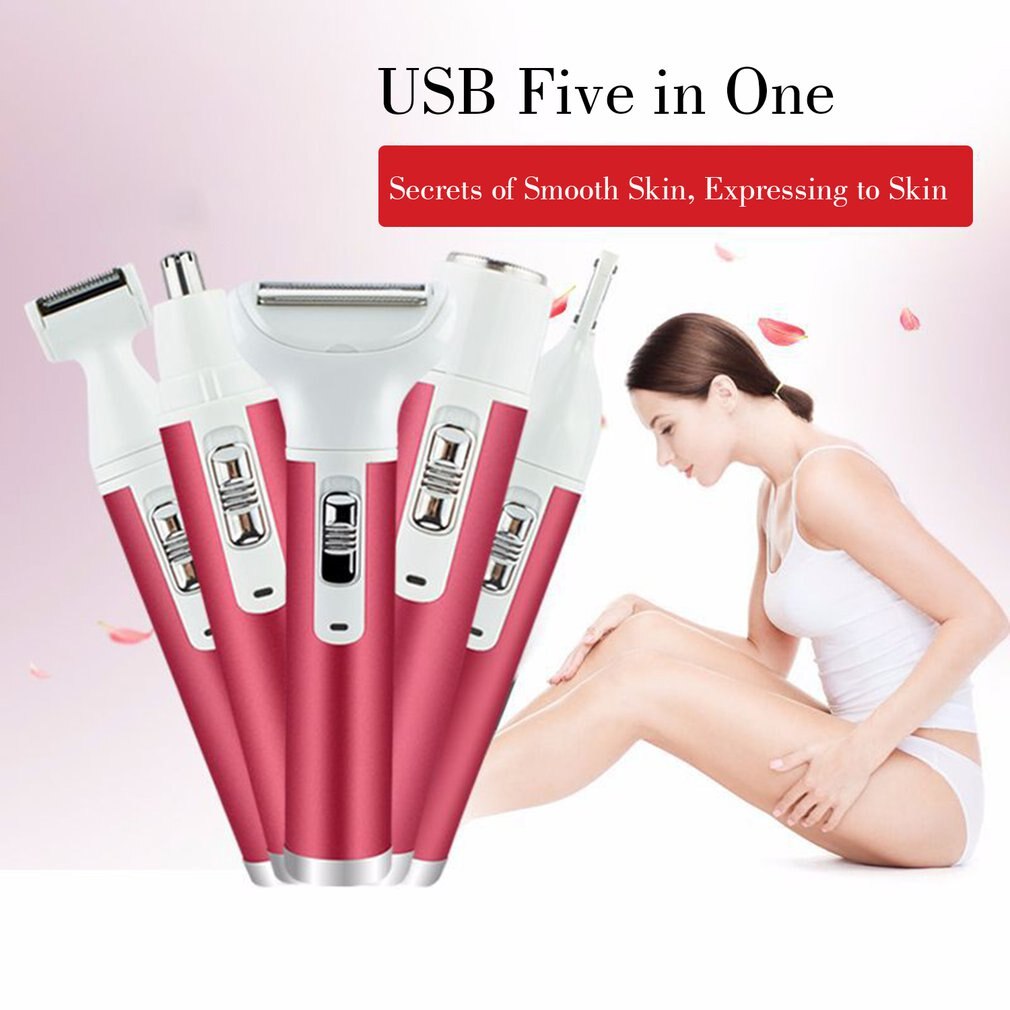 Multifunctionele Lippenstift Scheren Okselhaar Scheren Apparaat Elektrische Wenkbrauw Mes Dames Ontharing Apparaat