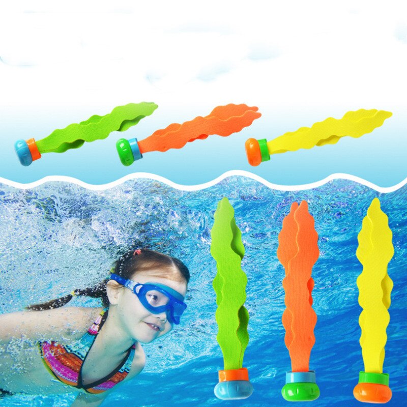 3 pz/impostato di Lancio Giocattolo Divertente Nuoto piscina immersione Gioco Giocattoli per I Bambini tuffo Accessori Giocattolo