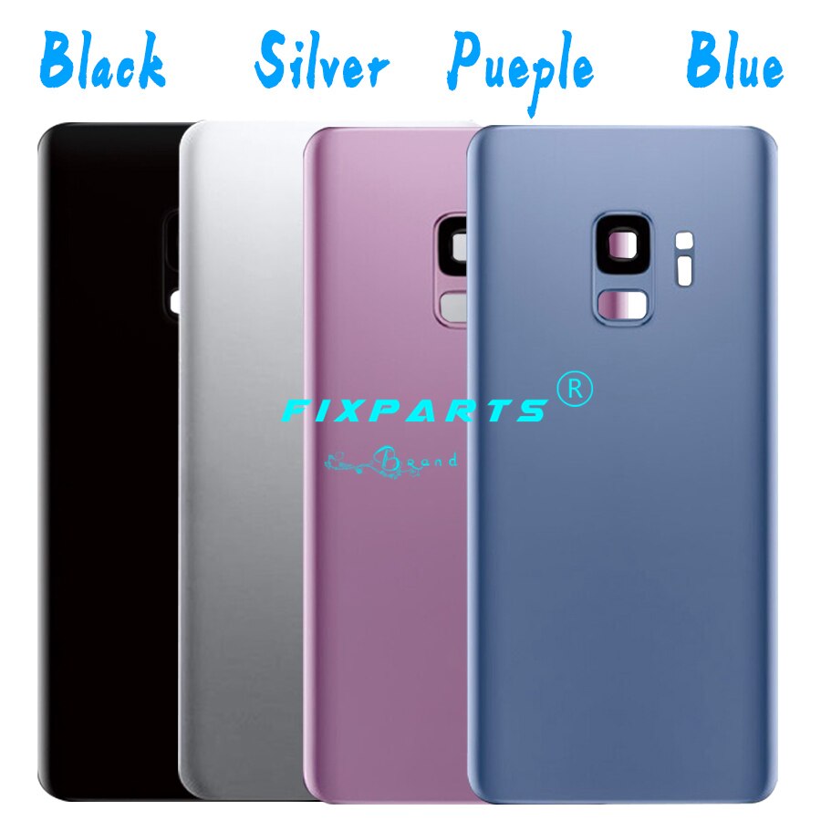 G960F G965F Für Samsung Galaxy S9 Plus 3D Glas Zurück Batterie fall S9 Für Samsung S9plus Gehäuse Abdeckung Tür Hinten klebstoff Aufkleber