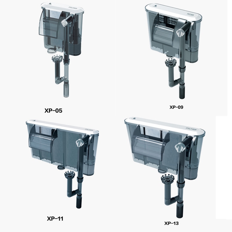 Jeneca akwarium filtr XP-05 XP-09 XP-11 XP-13 wiszące na zewnątrz filtr z zbieracz oleju