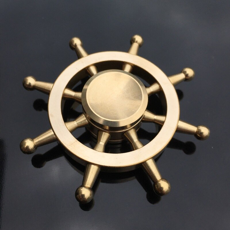 Bearing Zilver Hand Spinner Copper Metal Finger Fidget SpinnerAnti-Anxiety Stress Relief Focus Finger Toy Boy