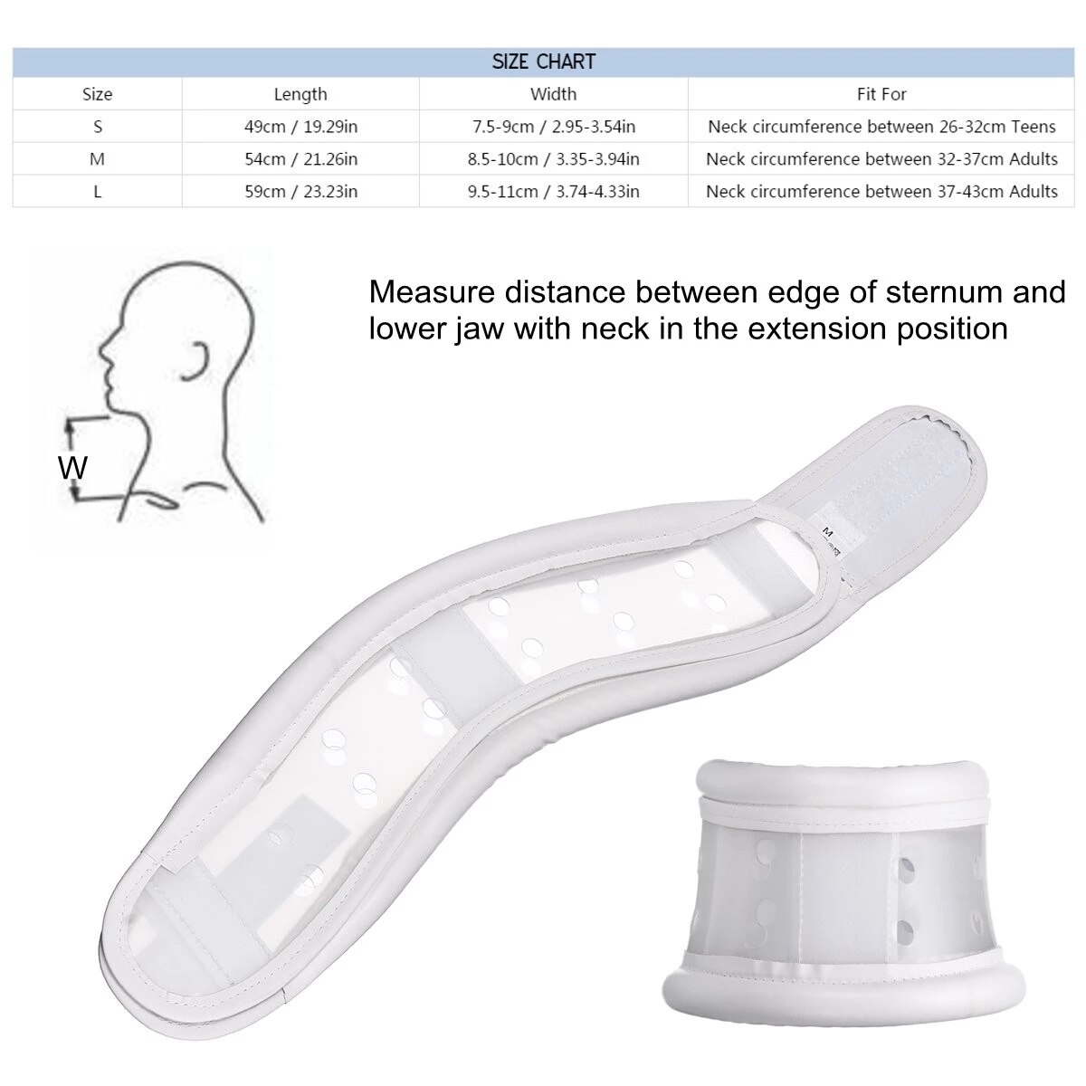 Neck Brace Spine Head Support Cervical Collar Relief Neck Pain Vertebra Orthopedics Stretching Devices Posture Corrector S/M/L