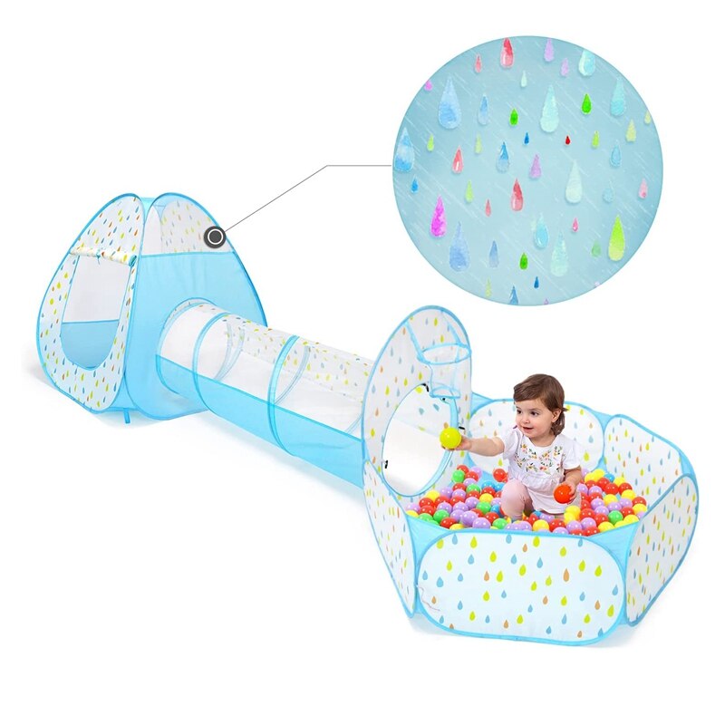 Kids Play Tent Kruipen Tunnel En Bal Pit Met Basketbal Hoepel Speelhuisje Voor Indoor Of Outdoor Geven Aan Kinderen Beste