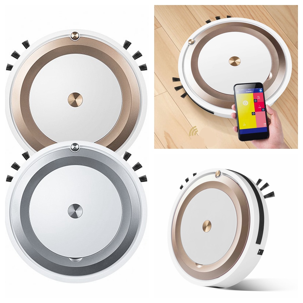 App Remote Control Robot Vacuum Cleaner Mini Floor Cleaning Sweeper Machine USB