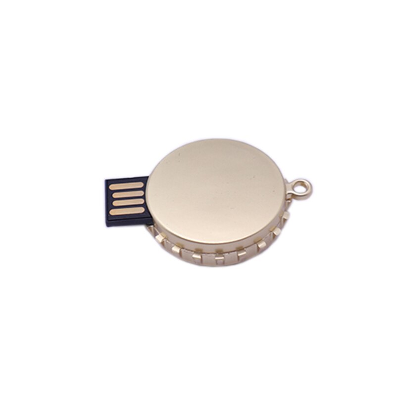 64GB tampa de garrafa de Cerveja pen drive GB 8 4GB GB 32 16GB USB pen drive de memória vara pen drive U disk: 4GB / Gold