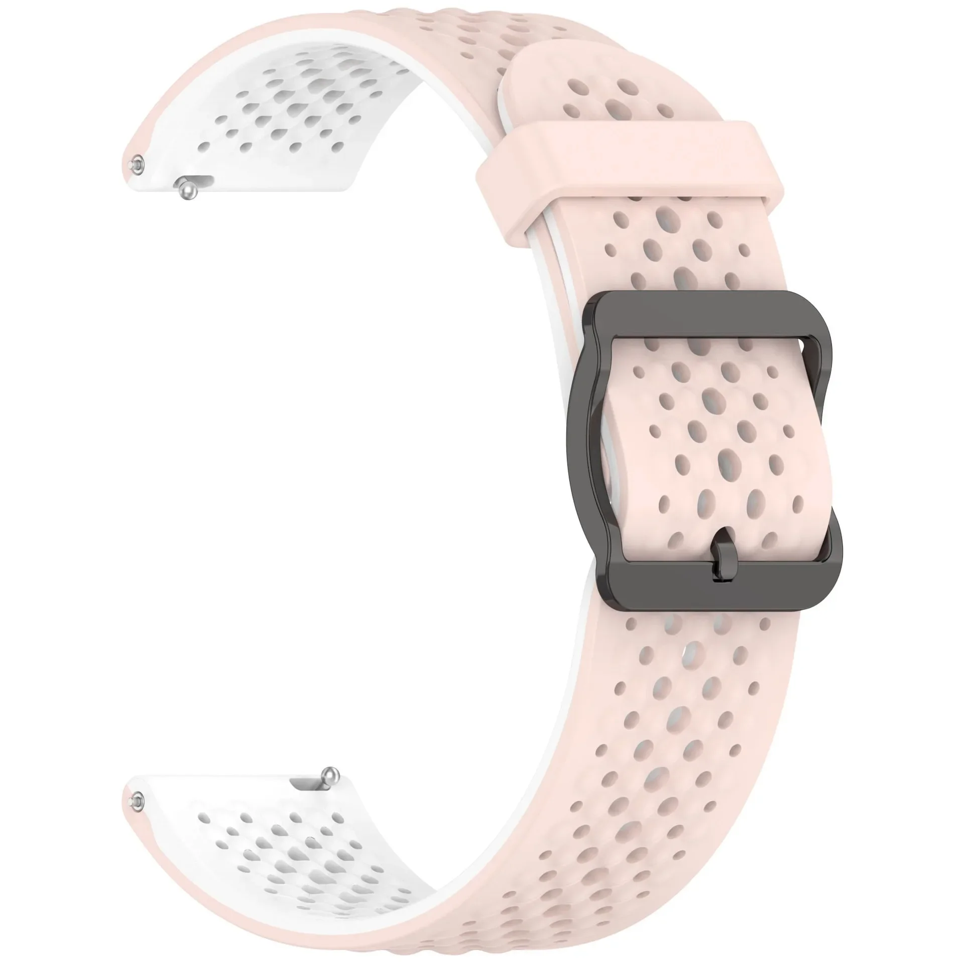 20mm 22mm Siliconen Horlogeband Voor Garmin Forerunner 55 158 965 745 245 255 265 645 MUZIEK armband Correa Voor Garmin Venu 2 3 HR: Red black / 12mm