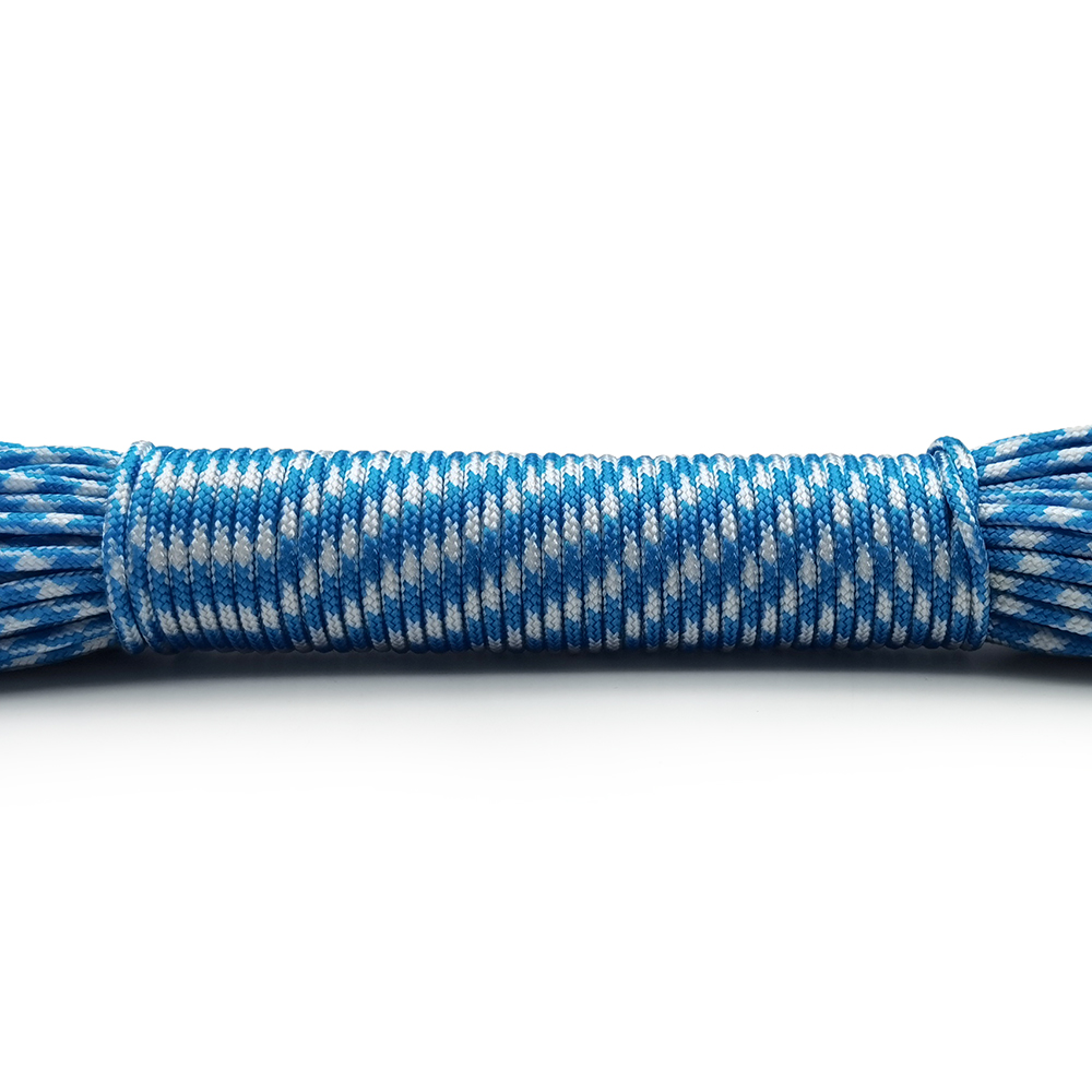 Średnica 2mm 100 metrów DeepRed lina linka spadochronowa smycz lina wspinaczka Camping sprzęt survivalowy bransoletka Paracord: green / 20 m
