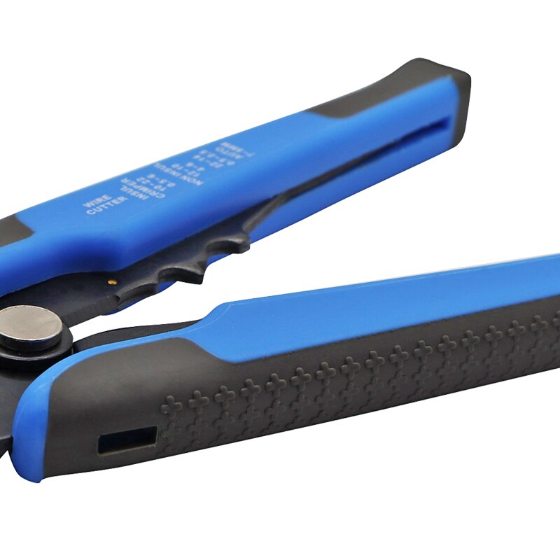HS-D1 Wire Stripping Tool Self-adjusting 8" Automatic Wire Stripper Pliers Tool for Wire Stripping, Cutting, Crimping 10-24 AWG