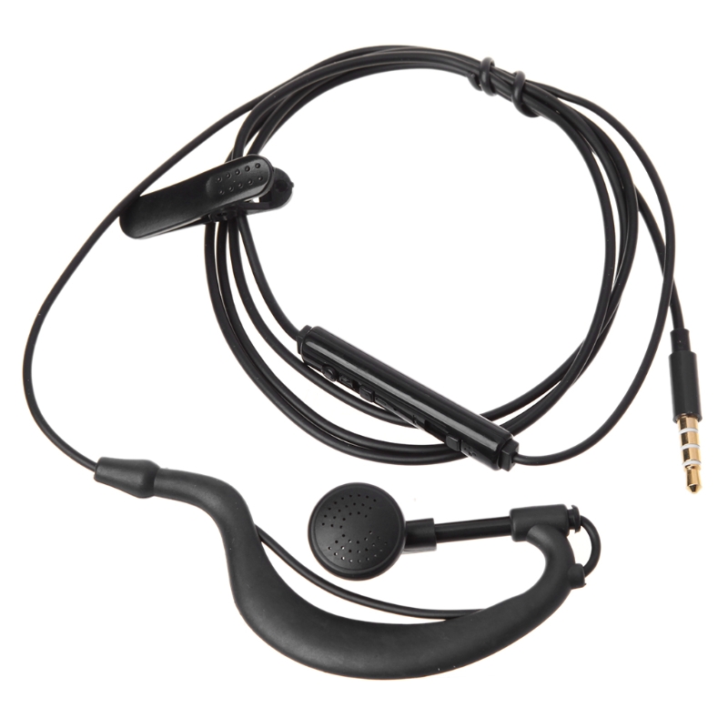 3.5Mm Jack Single In-Ear Headset Alleen Mono Met Mic Voor Iphone Samsung