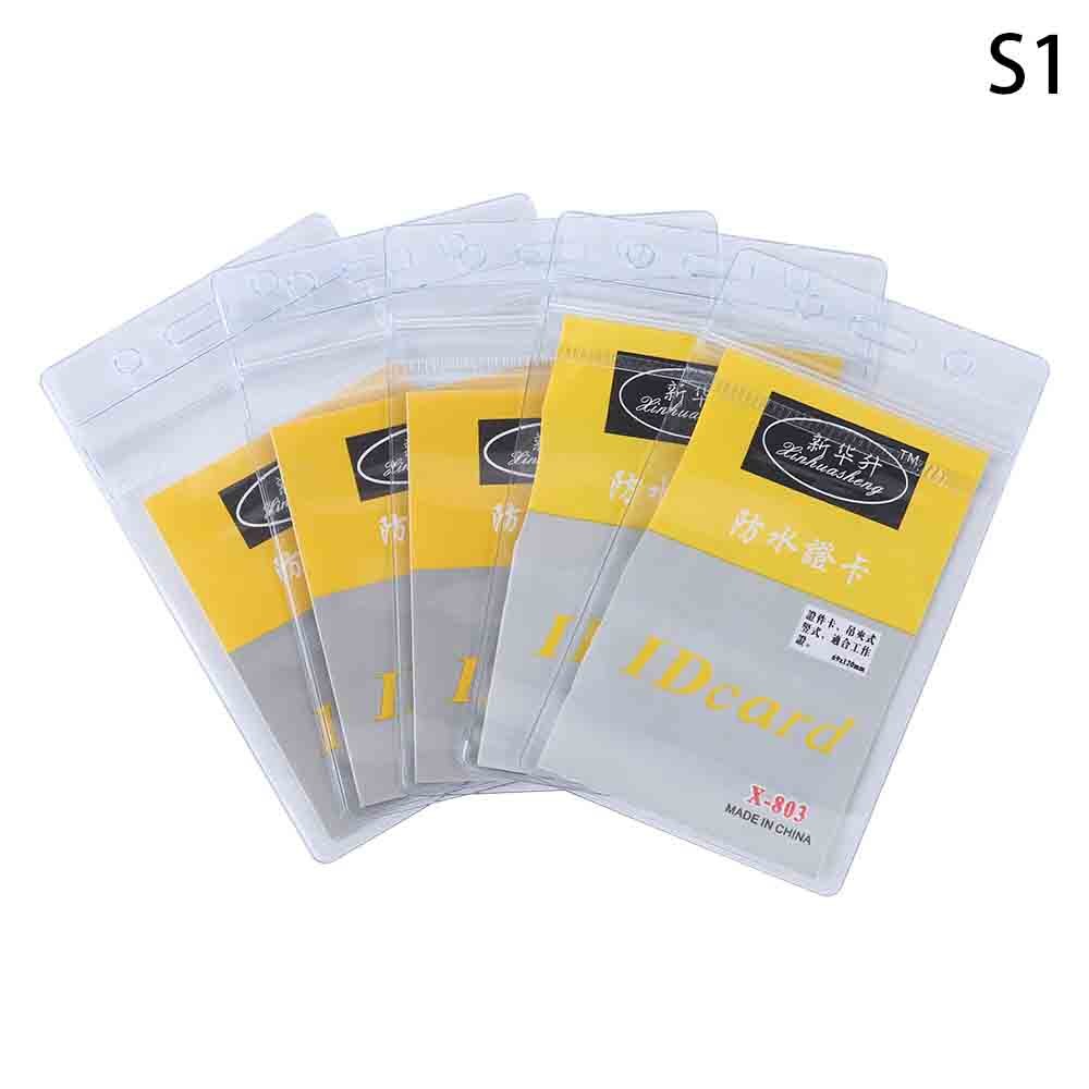 10Pcs PVC Distintivo di Plastica del Supporto di IDENTIFICAZIONE Del Raccoglitore Della Carta Della Clip Del Supporto per Uffici Scuola Mostra Carta di Credito Titolari di Cancelleria Badg di alimentazione: S1