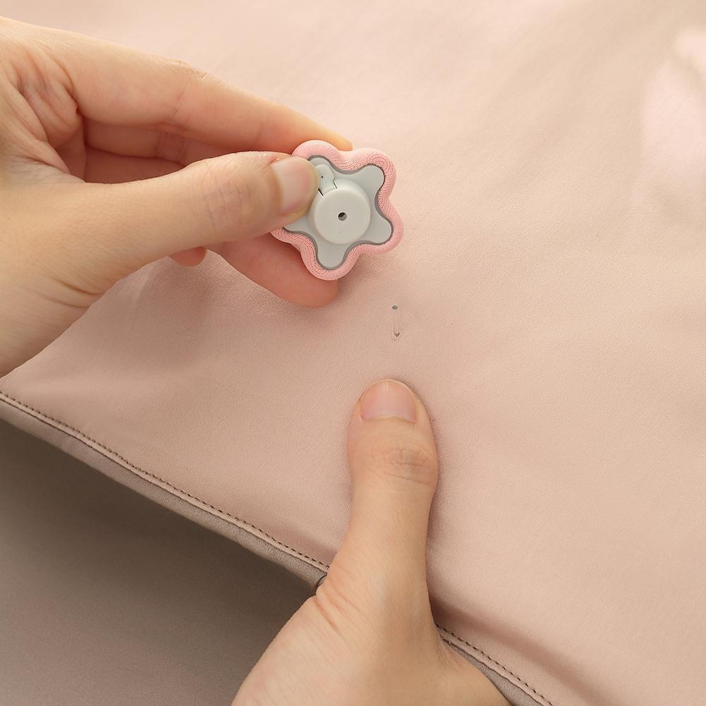 Édredon antidérapant en plastique, porte-couverture à aiguille, édredon à Clip fixateur, draps, matelas de chambre à coucher, lit à boucle de fleur Q F6n4
