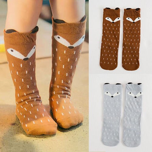 Chaussettes hautes en coton pour bébé fille, collants, chauffe-jambes, Animal d'hiver, joli accessoire, meilleur