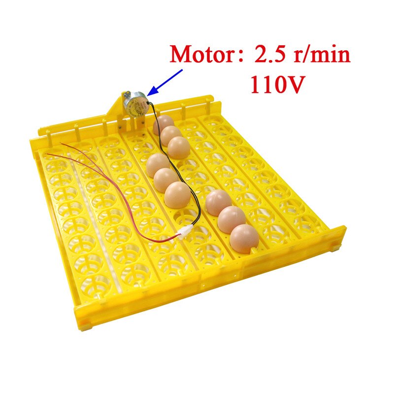 Eggbrett 56/48/36/24/63 egg 220/110v rugemaskin snur automatisk egg egg liten rugemaskin fjærfe fugl egg klekkeutstyr: 110v 63 egg