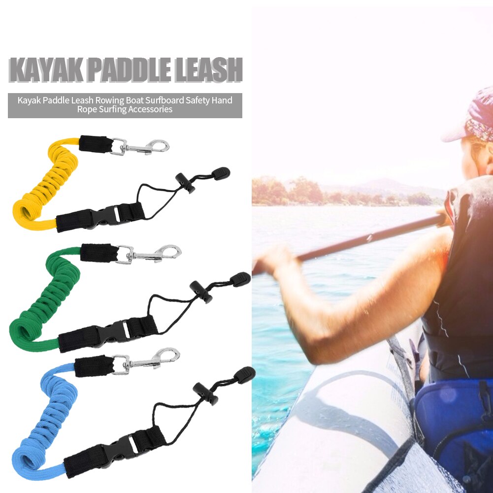 Kayak Rowing Boat Paddle Leash Surfboard Safety Hand Leash Rope Surfing Outdoor Fishing Tackle Accessories