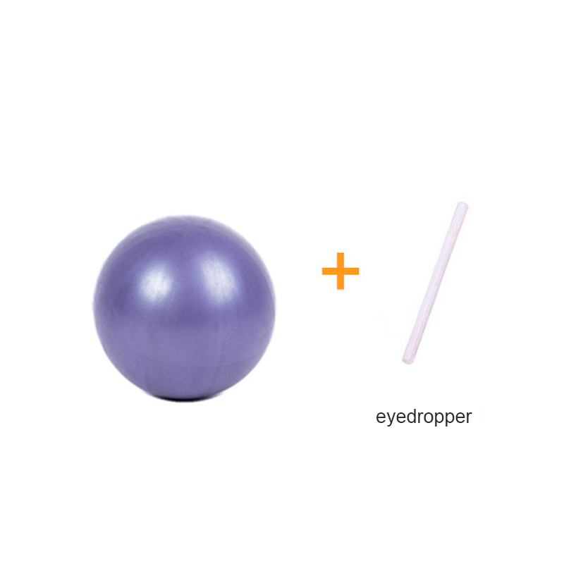 25cm Yoga Ball Exercise Gymnastic Fitness Pilates Ball Balance Exercise Gym Fitness Equipment Indoor Training Yoga Accessories: PURPLE