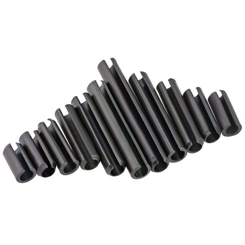 M1.5 Black Carbon Steel Spring Type Straight Pins Slotted Split Dowel Sellock