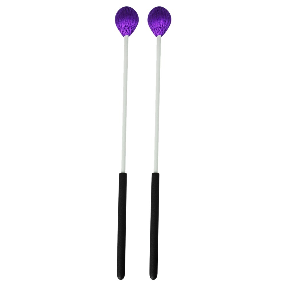 Wood Handle Easy Grip Instrument Accessories Performance Xylophone Piano Amateur Marimba Sticks Mallet Portable: Purple 1