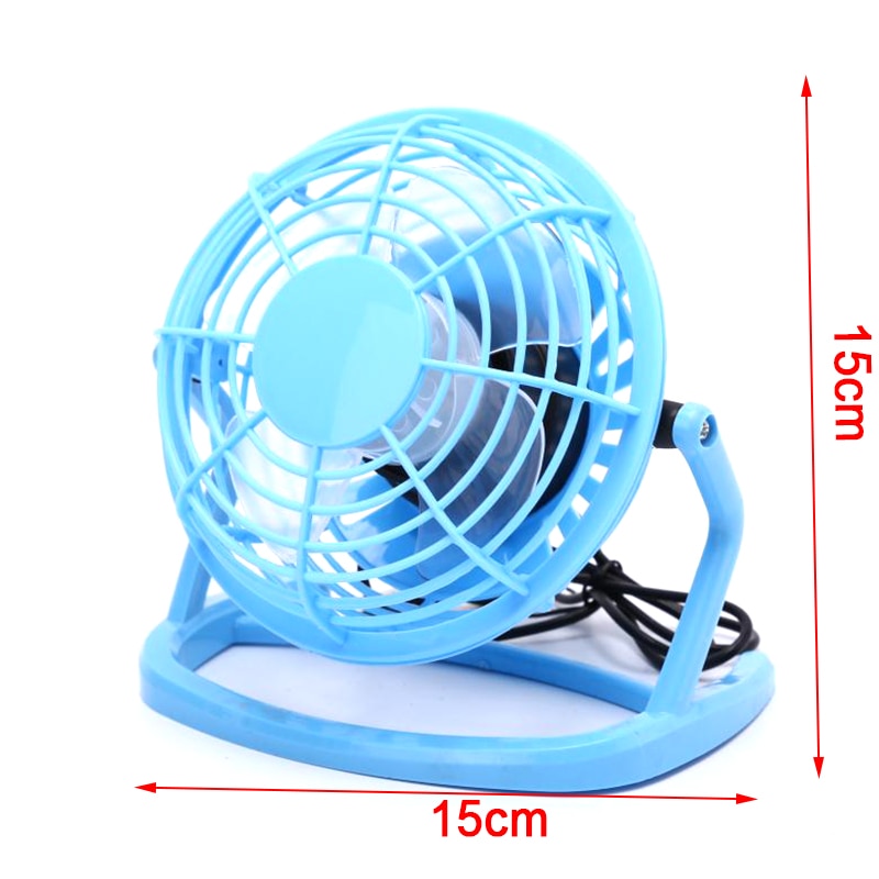Mini ventilador de escritorio USB, ventilador de mesa pequeño y silencioso Personal alimentado por USB, ventiladores de mesa portátiles 150x80x150mm, ventilador usb 1 unidad