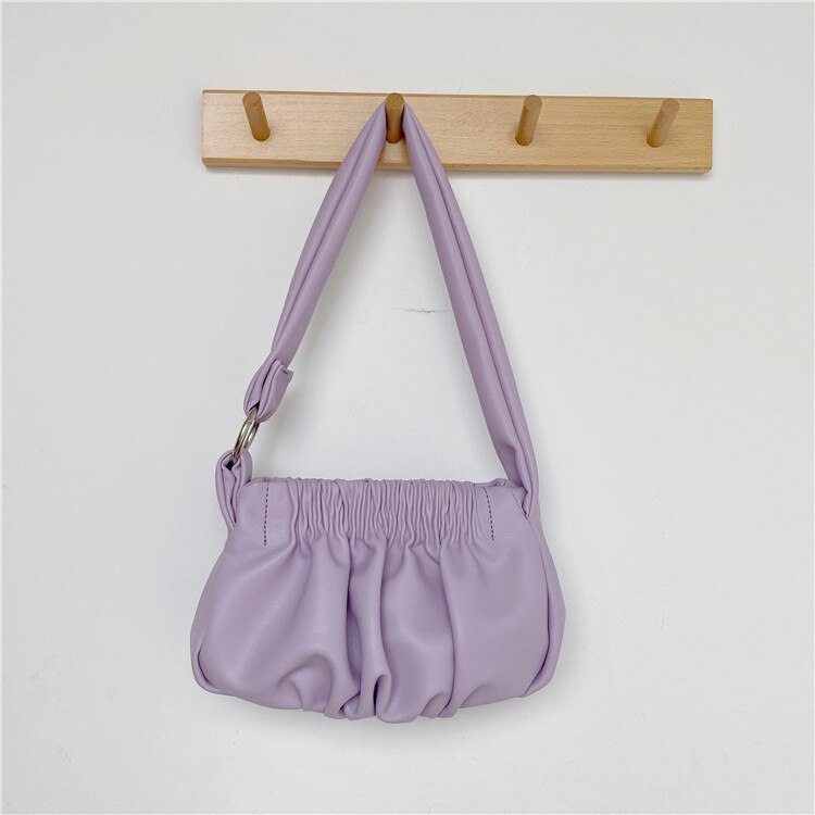 falten Wolke Totes Taschen für Frauen Unterarm Tasche PU Leder Frauen Handtaschen Abend Kupplung Geldbörsen Dame Knödel Handtaschen Neue