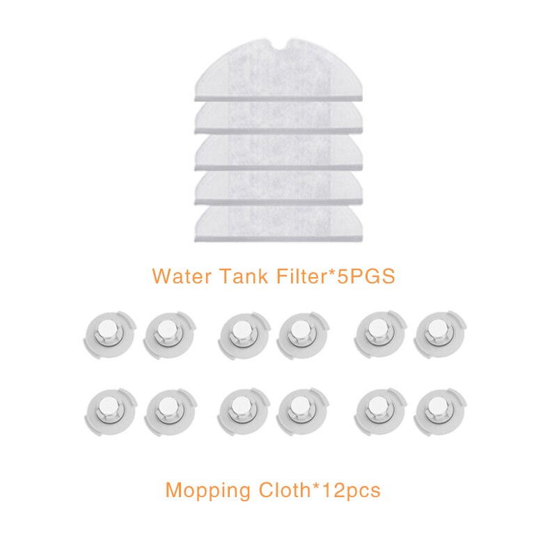 Filtros de tanque de agua para mopa, accesorios, para Xiaomi Roborock S50, S51, S55, S6, S5: 7