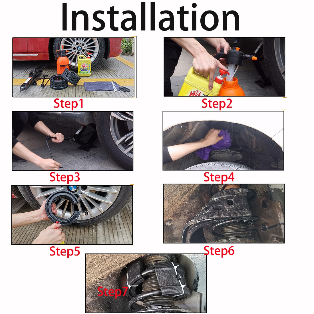 Amortiguador de resorte para coche, amortiguador de potencia para coche, cojín Avtobafery, accesorios para coche actualizado, 19 agujeros A B C D E F A + B +, 2 uds.
