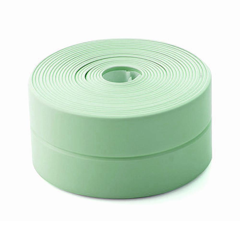 Pvc Zelfklevende Tape Keuken Waterdicht Meeldauw-Proof Sink Joint Spleet Sticker Badkamer Muur Afdichting Gereedschap Steken Strip: Green