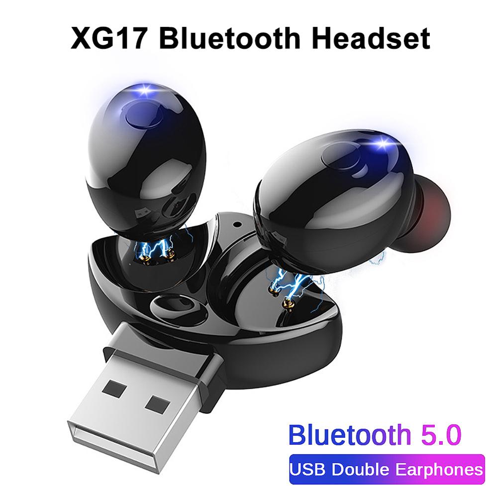 Auricolare senza fili XG17 TWS mini Bluetooth 5.0 stereo Dei Bassi del Suono Senza Fili Auricolari Cuffie Da Gioco 2020