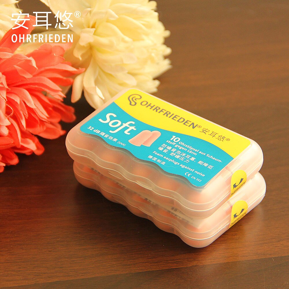 5 pairs Soundproof earplugs prevent noise sleep ear plug with Sleep shade goggles eye mask