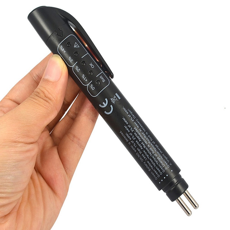 Auto Brake Olie Detector Pen Water Detector Remvloeistof Tester Remolie Tester