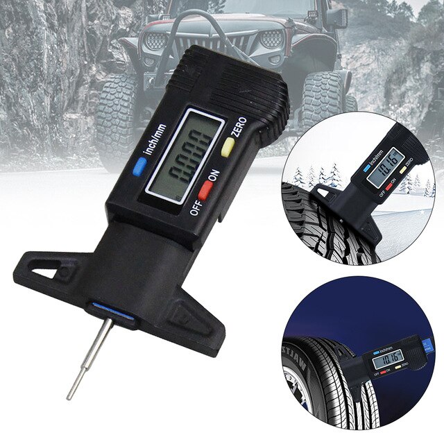Develop Digital Car Wheel Tire Gauge Meter Tool Tire Tread Depth Tester Easy to Use carro Quick CSV: Default Title